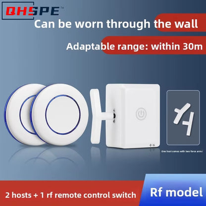 Smart Wireless Light Switch - No Wiring Remote Control for Home Automation, Easy Install Timer Switch for Lazy People