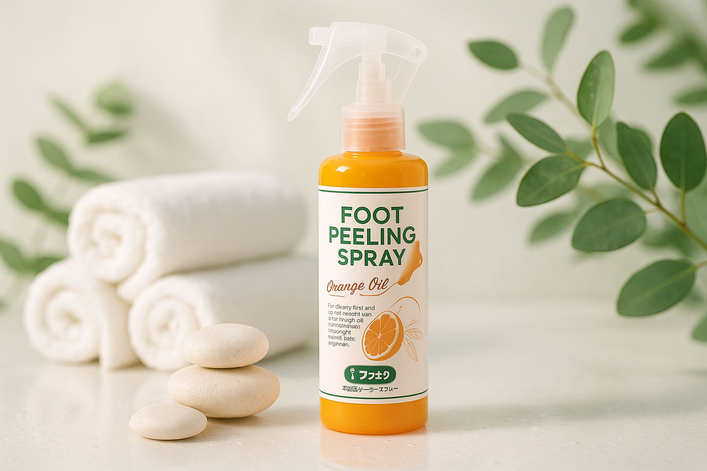 Tu Spray Exfoliante con fondo profesional